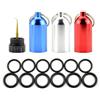 FACULX Valvola Bombola per Mini Subacquea Alluminio con 12 O-Ring Valvola | Compatibilità valvole, kit 12 , guarnizioni sicure, perdite aria