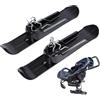 Generico Slitta Per Bici Da Neve - Attacco Per Bici Senza Pedali | Attacco Per Slitta Per Bici Da Neve Di Facile Installazione Per Bici E Scooter Per Bambini. Tavola In Abs Leggera