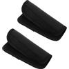 ibasenice 2 Pezzi Protezione Antiscivolo per Barra per Trazioni in Neoprene Nero | Barre per Trazioni e Rack Squat, Migliora Presa e Comfort, Riduce Rumore in Allenamento Domestico