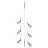 ZMdooreasy Ami da pesca in metallo ad alto tenore di carbonio | Cinque dimensioni ami 6#-14#, metallo ad alto tenore di carbonio, perline luminose, pesca notturna, per kit di attrezzatura