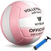ANINGBOYZTZY Pallone da pallavolo con pompa, misura 5, pallavolo da spiaggia, piscina e spiaggia, morbido, impermeabile e durevole, viene fornito con pompa, ago per aria
