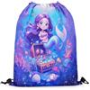 Generic Sacca Zaino Sportiva Fish Princess Shiny Stars Coral Palestra Borsa | Viaggio 36x42cm Zaino Sportiva resistente Zaino con Coulisse per nuotare Palestra Regalo
