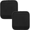 Ciieeo 2 Pezzi Copertura per Asta da Trazioni in Neoprene Nero antiscivolo | Protezione Ergonomica Ammortizzante, Installazione senza Fori, per Palestra Domestica e Garage