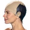 Generico Cappello da Nuoto Testa Calva Stampa Realistica di Testa Calva in Silicone | Cuffia balneare divertente Per adulti vacanza all'aperto festa in spiaggia acquatico cortile