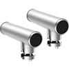 StockBurger Supporto per canna da pesca, in acciaio inox, set da 2, regolabile a 360° | Supporto per canna da pesca con rivestimento in PVC, fori di drenaggio, 19-25 mm, per yacht, barca da pesca e ringhiera