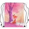 Generic Zaino Sportiva Fox Butterfly Sport String Zaino sport 36x42cm | Sacca sportiva leggera Gym Sacco per uomo e donna Regalo spiaggia