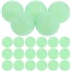 VOSAREA 50 pezzi Palline da Ping Pong Luminose 40mm per Allenamento notturno | Effetto Fosforescente, Plastica Pp Bianca, per Feste in Giardino e Pratica Agonistica