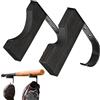 Generisch Supporto per racchette, 2 pezzi, con gancio | Supporto per mazza da baseball per soggiorno, garage, casa, dormitorio, club, cantina, corridoio