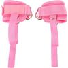 SHINEOFI Cinturino per Caviglia Rosa in Poliestere Doppia Fibbia | Allenamento Glutei e Gambe, Chiusura a Strappo Sicura, Accessorio Portatile per Cavi e Palestra