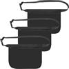 SAFIGLE 3 Pezzi Borsa Portatile per Palline Cintura Regolabile, Nero Oxford | Organizzatore a Scomparti in Rete, per Palline da Golf e Pickleball, Pratica per Allenamento e Casa