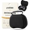 yystao Custodia rigida in EVA per controller wireless EasySMX X05PRO, Nero | Custodia protettiva antiurto con tasca a rete, custodia impermeabile per riporre controller, cavi e piccoli accessori