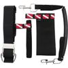 FACULX Kit Stage Bombola Sub 11-12L Acciaio 316 Cinturini | Cinturini antiscivolo, protezione urti bombola, tensione costante, adatto bombole 80-100 cu ft