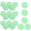 HEMOTON 50 pezzi Palline da Ping Pong Fosforescenti 40mm in Plastica PP bianca | Riutilizzabili, Visibilità Notturna Migliorata, per Allenamento e Gioco Serale, Effetto Luminoso