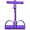 Owyee Allenatore addominale, corda di trazione per il corpo, attrezzo per allenamento sit-up, bodybuilding, espansore, 6 tubi in gomma, corda di trazione elastica, per casa, yoga, fitness