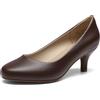 Dream Pairs | Tacco da 2,5, punta rotonda classica, senza lacci, comoda soletta in lattice, suola resistente e antiscivolo