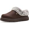 Skechers | Pantofole casual Skechers con plantare imbottito in memory foam, fodera in pelliccia sintetica, vestibilità comoda