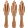 TOYANDONA Spremiagrumi Manuale Leggero e Portatile 3 Pezzi in Legno di Faggio Design a Cono per Preparazione Veloce di Bevande e Uso Domestico