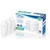 Aqualogis Unix Cartuccia filtro acqua compatibile con Brita Classic, Dafi, PearlCo, Mavea 107007, AquaOptima RUF916 Brocca d'acqua 3 pezzi