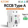 ETEK RCD RCCB Tipo A Interruttore Differenziale Elettromeccanico Tipo A 1P+N 10kA 25A 40A 63A 80A 100A 230V 30mA EKL6-100H