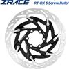 ZRACE RT-RX 6 Rotore a Disco con Viti, Rotore Flottante Ultraleggero ad Alta Dissipazione di Calore 160mm per Freni a Disco da Strada