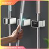 MENGNI Supporto per scopa a parete ganci multiuso adesivi appendiabiti per scopa set di accessori per il bagno della cucina