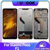 AUMOOK 6.18 "IPS LCD Per Xiaomi Poco F1 Display LCD Touch Screen Digitizer Assembly Per Xiaomi Pocophone F1 M1805E10A Parti Dello Schermo LCD