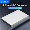 ORICO: custodia esterna in alluminio per hard disk da 2,5 pollici, adattatore da SATA a USB 3.0, scatola per hard disk esterno, compatibile con hard disk da 2,5 pollici e SSD, supporta UASP.