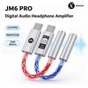 FENGRU JCALLY JM6 Pro Tipo-C a 3,5 mm Doppio DAC CX31993 MAX97220 Amplificatore di decodifica portatile audio digitale Adattatore per cuffie mobili DAC HiFi