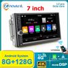 naviunit Autoradio da 7 pollici 2 Din Wireless Carplay Android 14 Lettore multimediale automatico Schermo Autoradio universale GPS Bluetooth WIFI 4G LTE