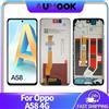AUMOOK Per Oppo A58 4G CPH2577 IPS Display LCD Touch Screen Digitizer Assembly Con Telaio 6.72 Sostituzione Dello Schermo LCD Del Telefono Parte di Riparazione