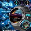 GUHUAVMI Smartwatch 2026 Watch 5 per Uomo con Esame Fisico, ECG+PPG, Acido Urico, Grasso Corporeo, Monitoraggio Salute Cinque Organi, NFC, Chiamate Bluetooth, Braccialetto