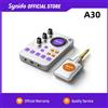 Synido Live Dock A30 Interfaccia Audio per Chitarra, 24bit/96kHz con Porte USB-C/Auricolari/Microfono per Streaming Live/Registrazione per Telefono/PC