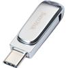 SanDisk SDDDC4 Ultra Dual Drive Luxe USB 3.2 Flash Drive 64GB Tipo C 128GB 256GB 512GB Metallo Tipo A OTG 2-in-1 Flash Drive