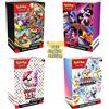 TAKARA TOMY Pokémon Card V10 Booster Bundle Destined Rivals Prismatic Evolutions Scarlet Violet 151 Carte Booster ME01 in Inglese Giocattoli Regali