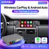 AUTOABC Android Auto Wireless Carplay per Range Rover Evoque/Discovery 5/Discovery Sport/XE/XEL/XF/XFL/XJL/F-TYPE/F-PACE con schermo Harman da 8'' (2016-2018) - Decoder Multimediale di Navigazione Mirror Link