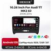 MEKEDE 2026 Nuovo Autoradio 4G+64GB 2 DIN Android 15 Wireless Carplay Auto 10.26 Pollici Per Audi TT MK2 8J 2006 2007 - 2014 DVD Stereo 4G WIFI DSP RDS Lettore Multimediale Video Sistema Intelligente