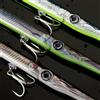 GOBAIT Esca Articolata a Forma di Matita 150mm/255mm, Corpo a Ago, Pelle Bionica, Sistema di Ancorette, Esca Dura Affondante Multi-Articolata per Pesca