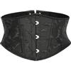 VONMELLI Jacquard Corsetto Donna Ampia Cintura Legata Corsetto Halloween | Retrò Cintura Corsetto Cintura Donna Larga con Allacciatura Sotto Il Seno per Rinascimentale, Gotico e Steampunk Bustier