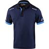 Sparco Polo da lavoro tecnica da uomo traspirante estiva. Maglia piqué con spalline rinforzate, alta visibilità. Modello Toledo. Taglia XXXL