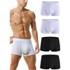 HOEREV Boxer da Uomo in Fibra Modal Super Morbida, Confezione da 4