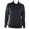 profili di Toscana - Polo Donna Manica Lunga 3 Bottoni, Maglia Donna Misto Lana Merinos 80% Made in Italy, Maglie Donna Eleganti, Lavorazione Fatta in Italia con Estrema Cura per i Dettagli