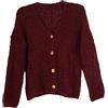 styleBREAKER Cardigan Donna in Maglia Bouclé con Bottoni | Vestibilità morbida, lunghezza 56 cm, maniche 76 cm, taglia unica (34-44), Made in Italy.