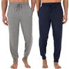 Fruit of The Loom - Jersey Knit Jogger Sleep Pant (1 And 2 Packs), Fondo Pigiama Uomo