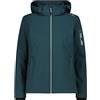 CMP Giacca donna in Softshell con cappuccio staccabile 39A5006