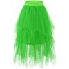 Bridesmay Gonne in Tulle da Donna, Linea ad A, soffice Rete a Strati, Gonna a tutù Lunga per Halloween, Tea Party