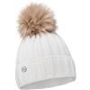 ELIMELI Berretto invernale da donna in cashmere, caldo berretto di lana con cashmere, berretto invernale con pelliccia sintetica con pompon Slouch, lavorato a maglia, berretto invernale da donna,