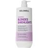 GOLDWELL DUALSENSES BLONDS & HIGHLIGHTS- Anti Yellow Shampoo blonde and grey hair 1000ml
