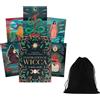 LO SCARABEO Carte Oracle Wicca Ispirazione con Guida E Custodia LO SCARABEO