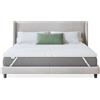 Novilla Topper Matrimoniale Memory Foam 140x200x5cm, Copertura Lavabile | Si adatta al corpo per un comfort avvolgente, copertura sfoderabile con cerniera e fascia elastica