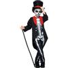 CARNAVAL QUEEN Costume travestimento halloween scheletro frac bambino